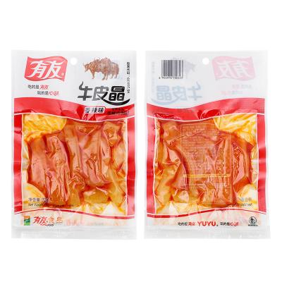 China Selling Natural Hot Delicious Chilli Snacks Spicy Flavor Pickled Cattle Rinds for sale