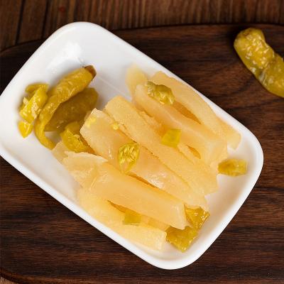 China Full Size Portable Individual Pack Pickled Cattle Rinds in Pickled Pepper Flavor for sale