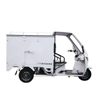 China 500KG Box 3 Wheel Cargo Tricycle Closed Electric Tricycle Three Wheels Adult Cargo Cargo for sale