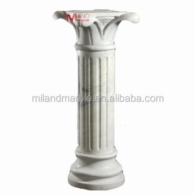 China Natural Marble Hollow Columns Commonly Used In Architecture for sale