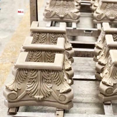 China Modern Stone Marble Carving Relief Marble Onyx Floral Design for sale