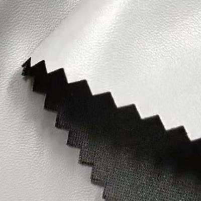 China Waterproof Manufacturer Price Checks Pattern Comfortable Custom Leather PU Plain Dyed Fabric For Clothes for sale