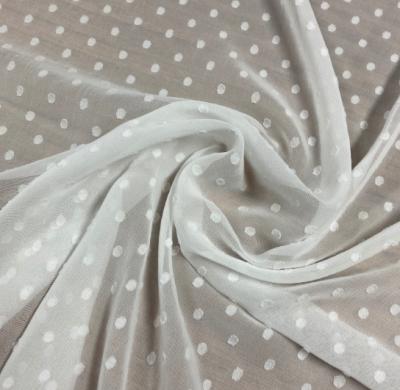 China Latest fashion popular QUICK DRY 100% polyester chiffon oragiri cutting cut flower woven fabric for women wear for sale