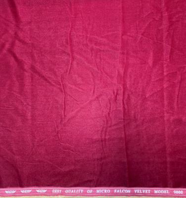 China High quality 9000 velvet palladium palladium anti pill rosy color high quality micro woven fabric 114cm/140cm for Middle East markets for sale