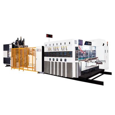 China machinery & Automatic Material Printing Slotting Inline FFG Cardboard Maker Die Cutting Machine for sale