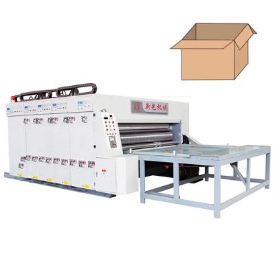 China Industrial Semi-automatic Corrugated Package Cardboard Flexo Printer Slotting /Corrugated Corrugated Cartoner for sale