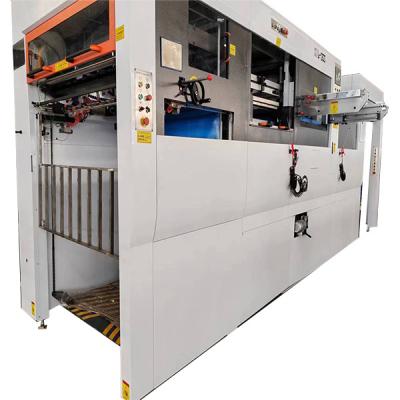 China Pizza Box CE Certificated High Quality Full Automatic Cardboard Paper Die Cutter Flat Creasing Machine for sale