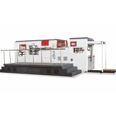 China machinery & Automatic Feeding Paper Material Cutting And Creasing Machine With Clean Scrap System for sale