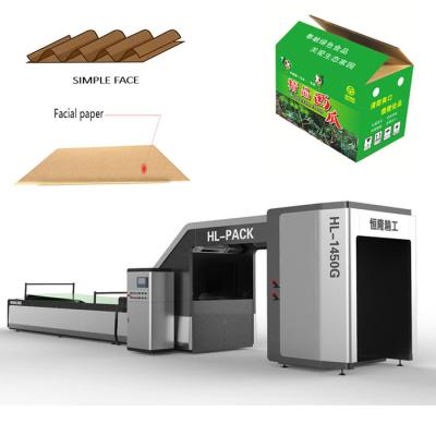 China machinery & Automatic High Speed ​​Corrugated Paperboard Hardware Cardboard Automatic Fluting Laminating Machine for sale