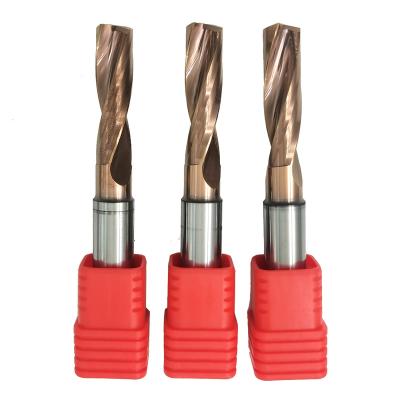 China Wxsoon Efficiency Customized Flat-Bottom Tungsten Carbide Flat Drill Bit For Cast Steel Aluminum Copper Sheet for sale