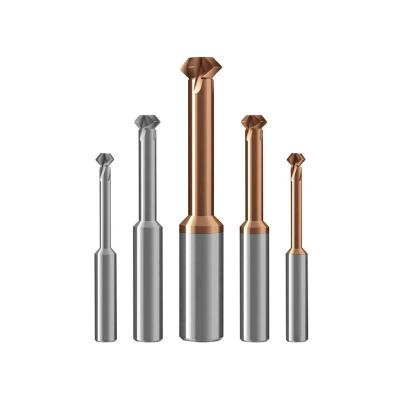 China CNC Milling Machining Wxsoon Customized 60 90 Degree Solid Carbide Chamfer Cutters Tools For CNC Metal Chamfering for sale