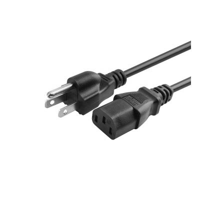 China C13 Heavy Duty AC DC Power Cord 3 Pin US Plug 3x2.5sqm Length 1.5m for sale