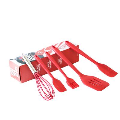 China TOONEW Viable Wholesale Hot Kitchenware Colorful 9 PCs Silicone Kitchen Utensil Cooking Tool Kit for sale