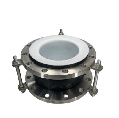 China CS Vibration and Noise Reductioncorrosion Resistant Ss304 Epdm Ptfe Flange Lined Rubber Expansion Joint for sale