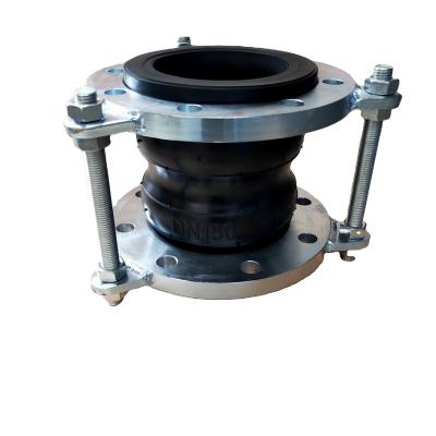 China EPDM/NBR/NR/IIR etc. limit tie rods pressure booster. rings double ball bellows flexible rubber expansion joints for sale