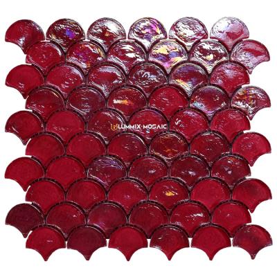 China Chinese Style Mosaic Tile For Wall Hexagons Mosaics Mosaic Tile Shower Ceramic Glass Wall Panel for sale