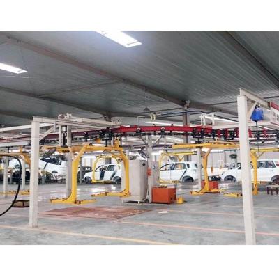 China Duoyuan high efficiency ev car assembly factory heat resistant production line for sale for sale