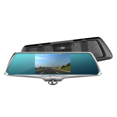 China 360 Degree Cycle Smart Camera Car Dvr Rearview Mirror Recorder Support Navigation Rear View Wireless Recording 1080p Dashboard Dual 360 Degree Car DVR for sale