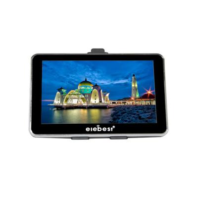 China 5 Inch Automotive GPS Navigation DDR 512MB 8GB Car Gps With AV-IN Bluenesstooth Navigation Free Map for sale