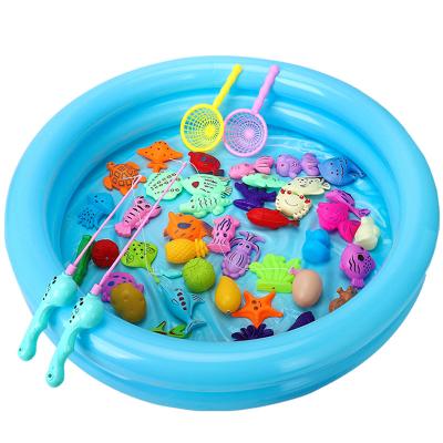 China Big First Children's Toys Swimming Pool Toy Set Fishing Rod Magnetic Fishing Educational Education for sale