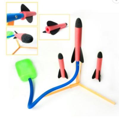 China Silicone Kids Outdoor Rocket Launcher Toys Eva Stomp Rocket Launcher Sports Toys Jump Ups Rocket Toys Children Outdoor Eva Foam S for sale