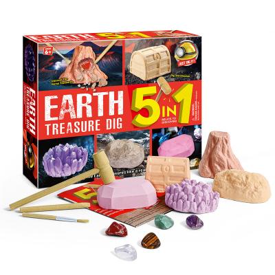 China System Manual Children's DIY Mud Christmas Toys Archaeological Excavation Children's Science and Education Toys Educational Toys for sale