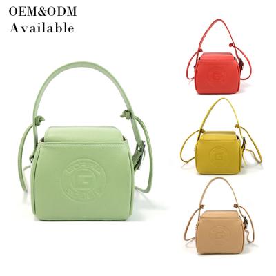 China Mini Women Handbags Ladies Candy Color Luxury Female Handbags Small Water Proof Trend Designer Square Bag for sale