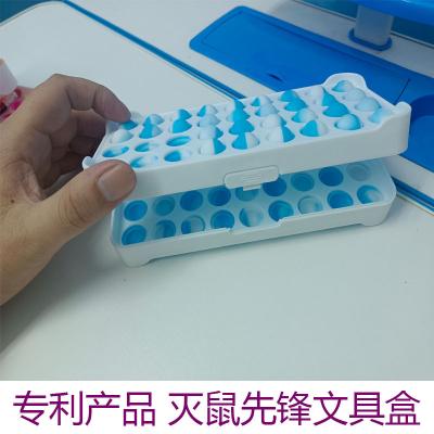 China 4-15 Wholesale Popular Multicolor Large Capacity Storage Stationery Pencil Case Silicone Bubble Creative PC Toys + Pen Fidget Bag for sale