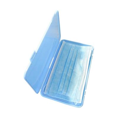 China Other Factory price portable rectangle dust proof plastic box kn95/n95 mask storage case mask staorage box for sale