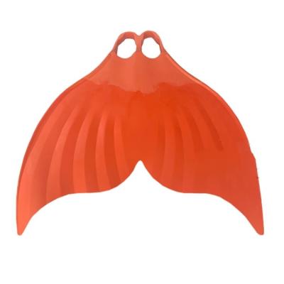 China Befine Mermaid Monofin Swimming Fin Durable Comfortable Full Foot Silicone Diving Fins for Adult and Kids Green White Orange Black for sale