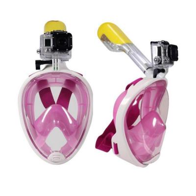 China Competitive Price Wide Industrial Fullface Mask Vision 180 Rubber Oval Diving Mask for sale