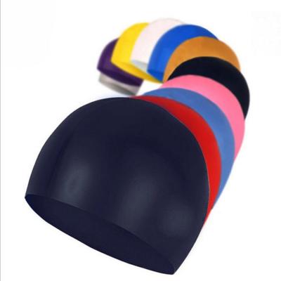 China Waterproof Silicone Swimming Hat Wholesale OEM Customized LOGO Swim Hat Waterproof Swimming Hits for Adults and Kids for sale