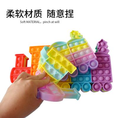 China 3~15 Years Stress Sensory Toys Manufacturer Wholesale Stress Relief Silicone Rainbow Push Up Toys Stress Reliever Sensory Toys Manufacturer for sale