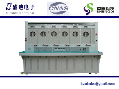 China ANSI Single Phase Digital kWh Meter Test Bench,5(100)A rate current Active & reactive energy,6 positions integration for sale