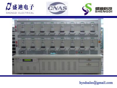 China 12-16 Positions Single Phase Prepaid Digital KWH Meter Test Bench 1mA~120A Current,0.05% Accuracy Class for sale