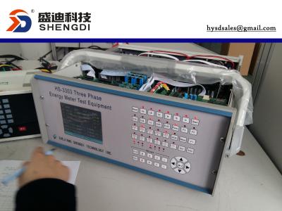 China Three phase portable energ meter test bench HS-3303p 0-120A current,20-300V(600V option) ,1-3 Position for sale