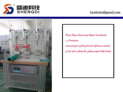 China HS-3303 Three Phase Kwh Meter Test Bench with moveable rack 3 positions,0.05% accuracy,5mA~120A,100VA for sale