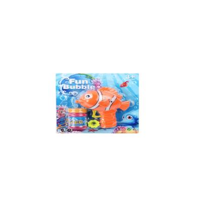 China Indoor High Quality Children's Bubble Machine Fish Bubble Machine Cute Bubble Blowing Toy Machine for sale