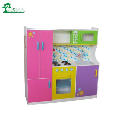 China New Style Cute Funny Kids Real Cooking Toy Small Wood Play Kitchen Cooking Game Toys for sale