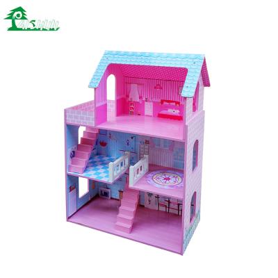 China DIY Toy Kids Fairy Dream Doll Durable Hot Sale Cute Wooden Mini Bedroom for sale