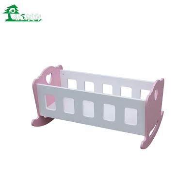 China Wholesale Cheap Cute Girl Eco-friendly Mini Wooden Doll Bed American for sale