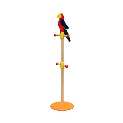 China China Factory (Height)Adjustable Wooden Kids Stand Up Hat Coat Rack for sale