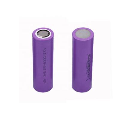 China Original BAK Toys 5000mAh 21700 Battery 3.6V NCA Rechargeable Cells 3C For E-Bike AGV EV Power Tools for sale