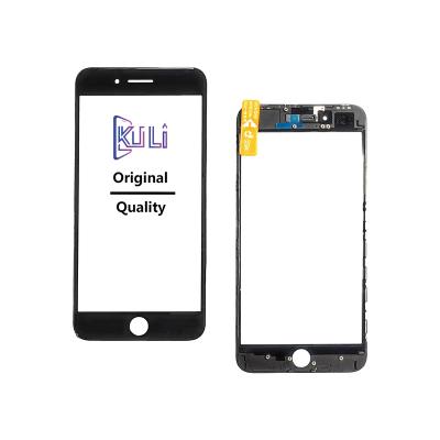 China KULI For iphone11 3 in 1 Glass+frame+oca+mesh Front Outer Lens Glass With Oca LCD Screen With Frame Replacement For iPhone 11 for sale