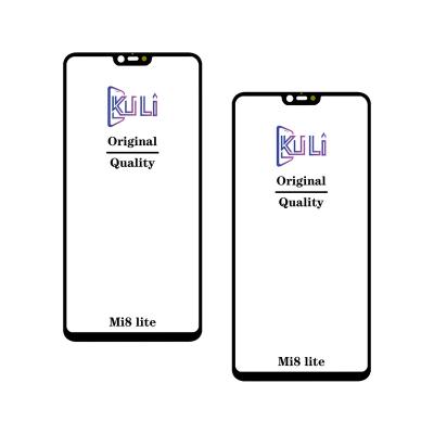 China Kuli Supplier Transparent Mobile Phone Parts Broken Fix Phone Screen Repair For Xiaomi MI 8 9 10 Lite Touch Screen Glasses With Oca Replacement Screen Testing for sale