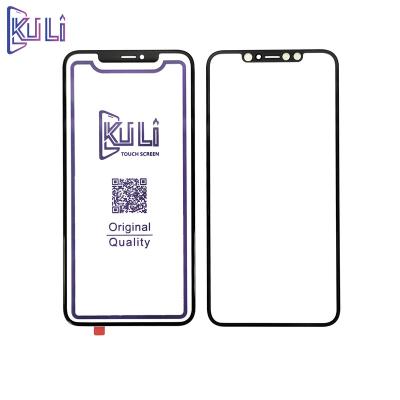 China Kuli Top Supplier Mobile Phone Repair Screen Broken Touch Screen For Iphone X Xs Max Xr Black Replacement Repair Parts Front Outer Oca With Glass for sale