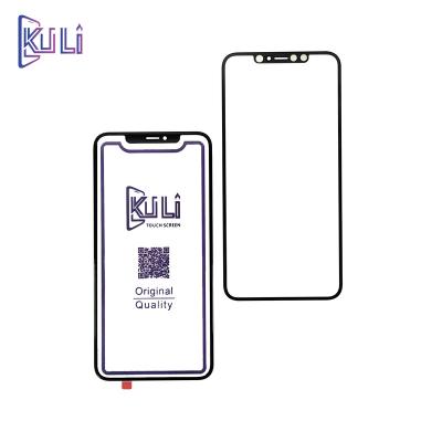 China Prevent Shattering Screen KULI 100% Determined External Lens Front Glass With Oca For Iphone11 pro 11promax Iphone Series Display Screen Panel LCD for sale