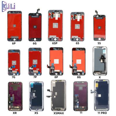 China Original LCD Show Kuli Tft Oem Original For Iphone 6 6s 7 plus Touch Screen Display Replacement Digitizer Assembly Mobile Phone Glass LCD 8 8plus for sale