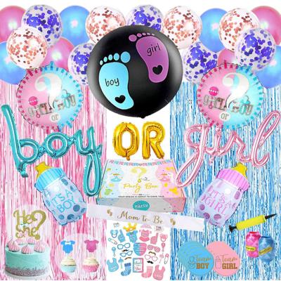 China Disposable Eco-Friendly Party Wall Decorations Balloon Gender Reveal Balloons Party Decorations Supplies for sale