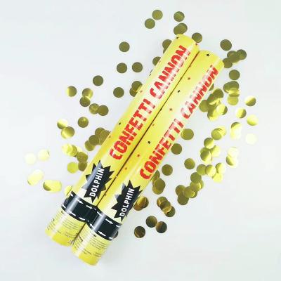 China Easy To Use Confetti Paper Cannon Festive Party Poppers Biodegradable Wedding for sale